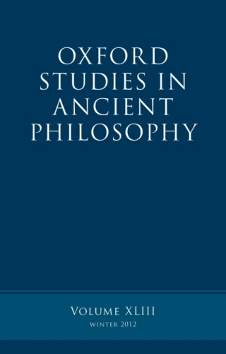 Oxford Studies in Ancient Philosophy, Volume 43