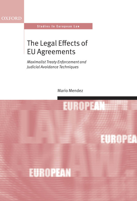 Cover image for book The Legal Effects of EU Agreements