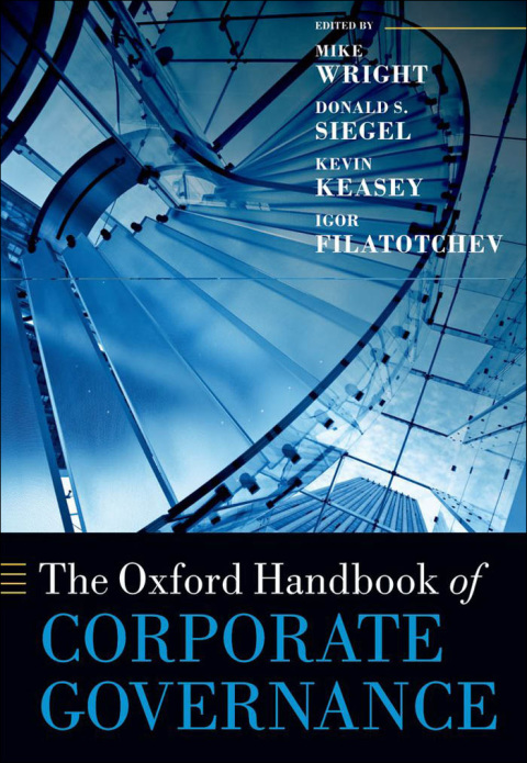 Cover image for book The Oxford Handbook of Corporate Governance