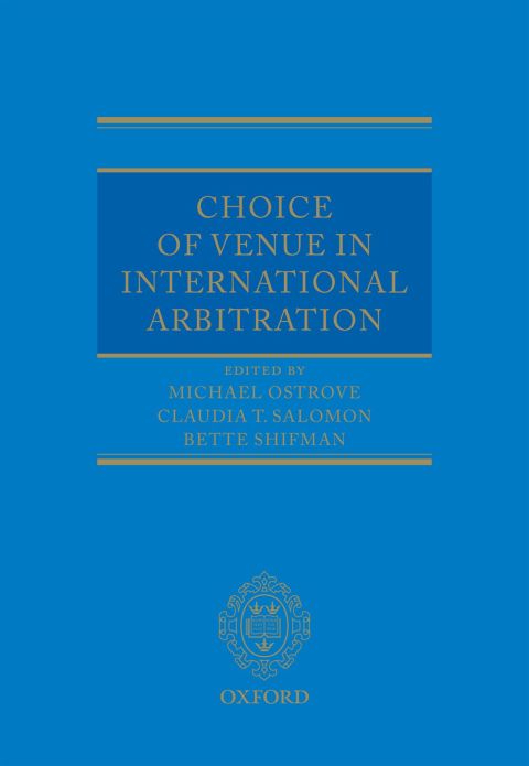 Cover image for book Choice of Venue in International Arbitration