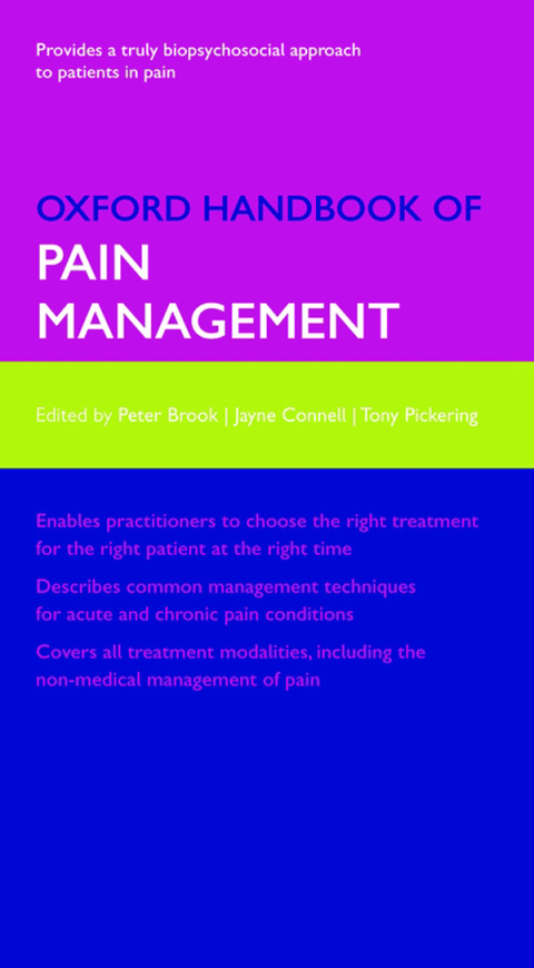 Cover image for book Oxford Handbook of Pain Management