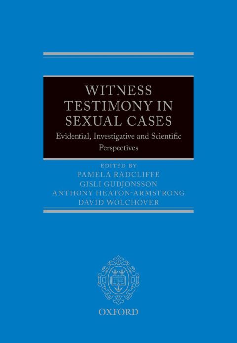 Cover image for book Witness Testimony in Sexual Cases
