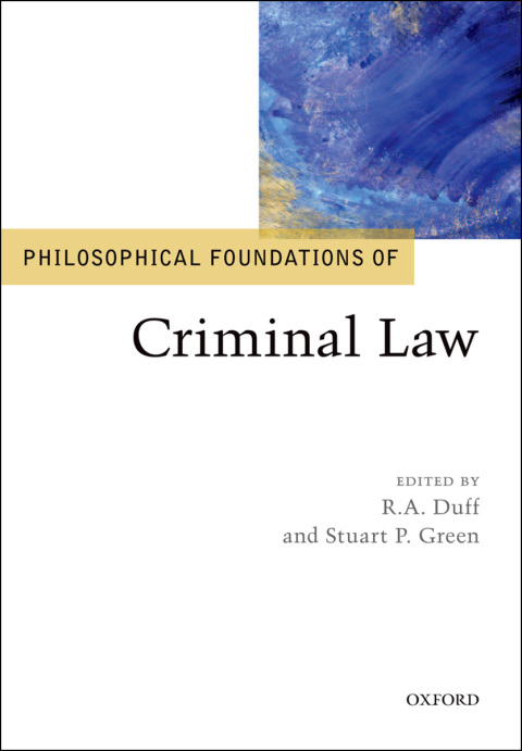 Cover image for book Philosophical Foundations of Criminal Law
