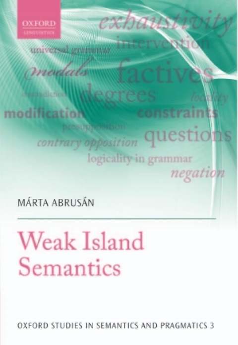 Cover image for book Weak Island Semantics