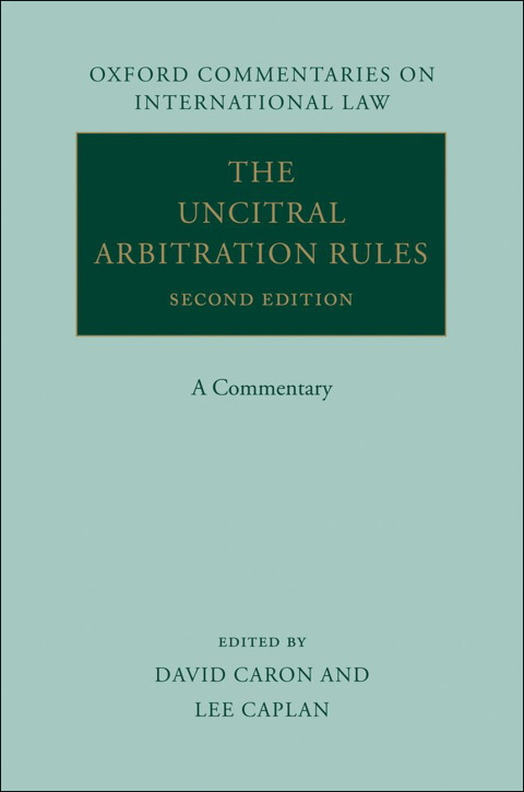 Cover image for book The UNCITRAL Arbitration Rules
