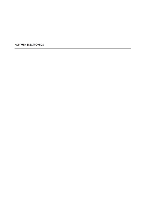 Cover image for book Polymer Electronics