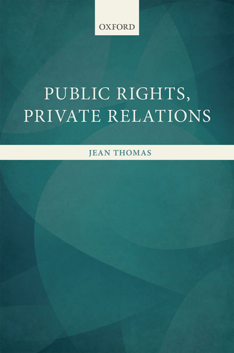 Cover image for book Public Rights, Private Relations