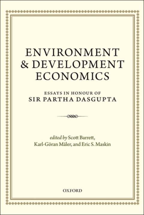Cover image for book Environment and Development Economics
