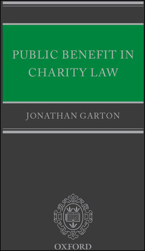 Cover image for book Public Benefit in Charity Law
