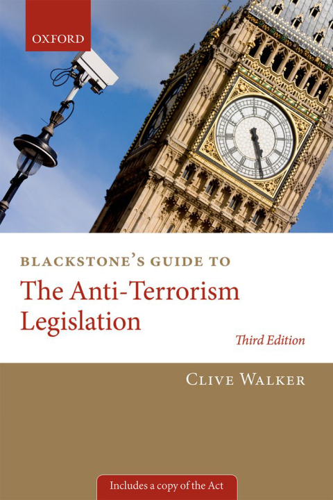 Cover image for book Blackstone's Guide to the Anti-Terrorism Legislation