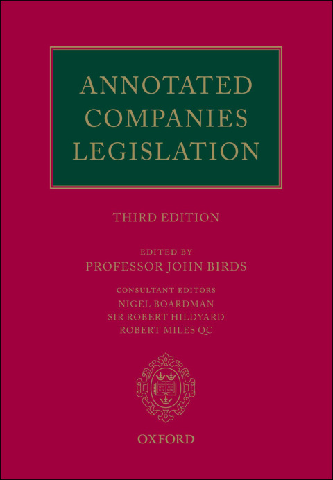 Cover image for book Annotated Companies Legislation