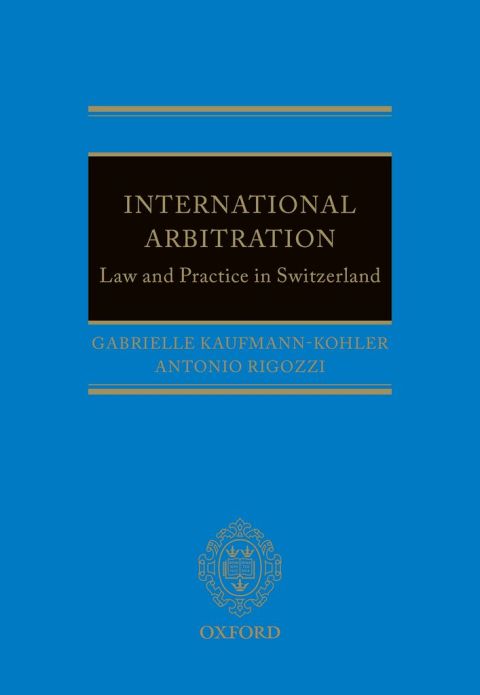 Cover image for book International Arbitration: Law and Practice in Switzerland