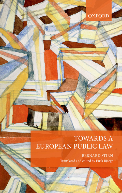Cover image for book Towards a European Public Law