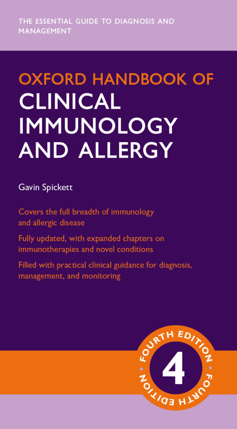 Cover image for book Oxford Handbook of Clinical Immunology and Allergy