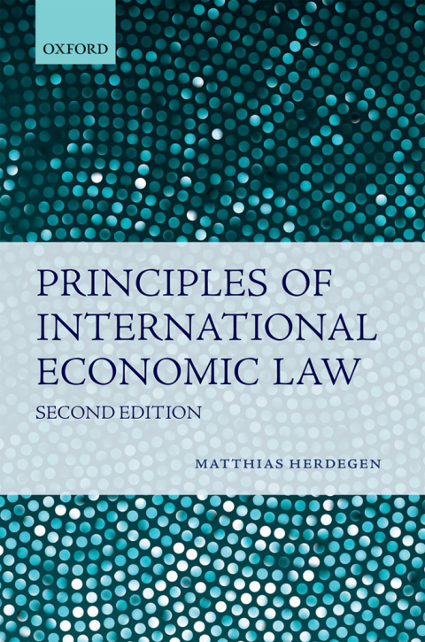 Cover image for book Principles of International Economic Law
