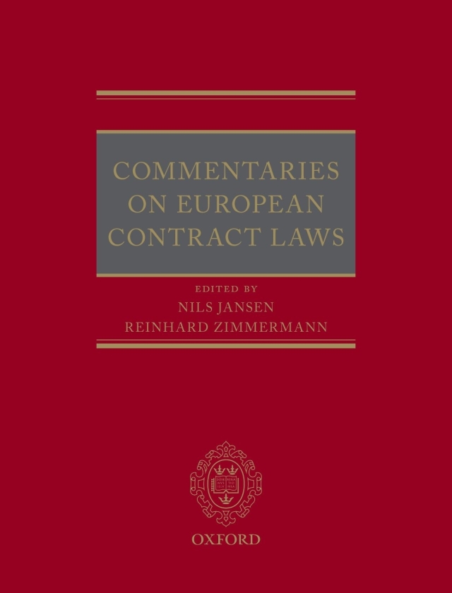 Commentaries on European Contract Laws