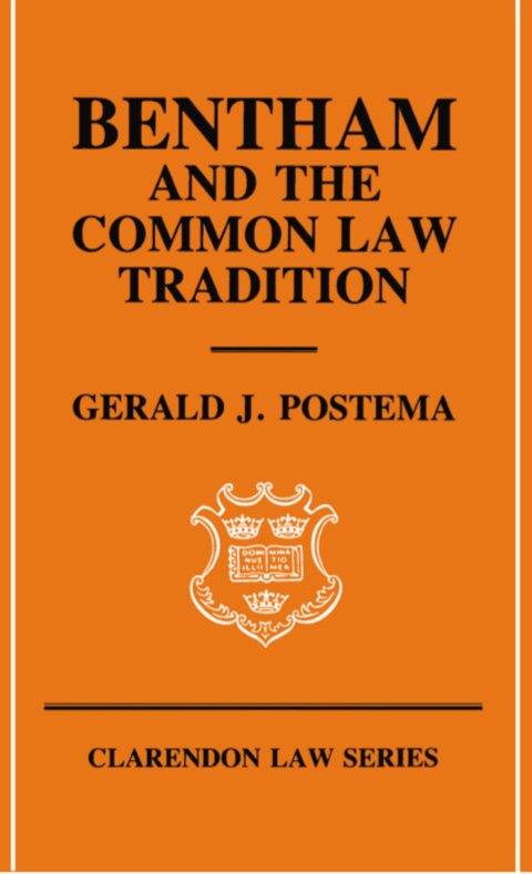 Cover image for book Bentham and the Common Law Tradition