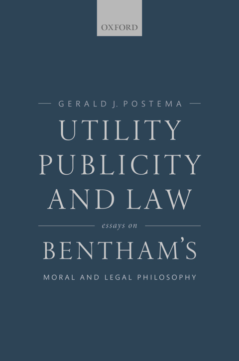 Cover image for book Utility, Publicity, and Law
