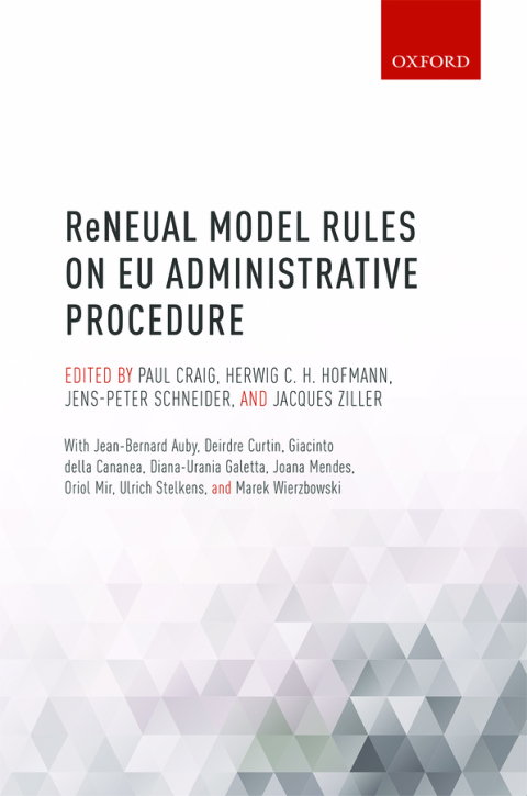 Cover image for book ReNEUAL Model Rules on EU Administrative Procedure