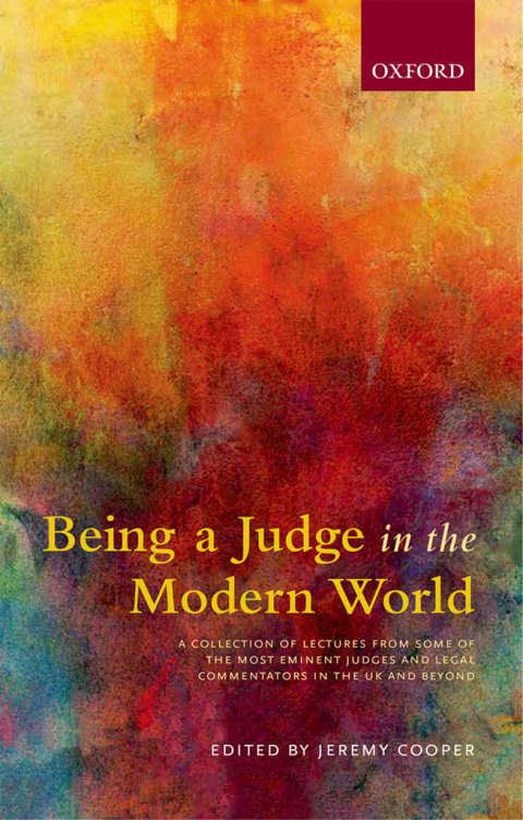 Cover image for book Being a Judge in the Modern World