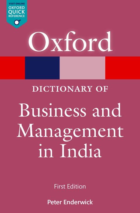 Cover image for book A Dictionary of Business and Management in India