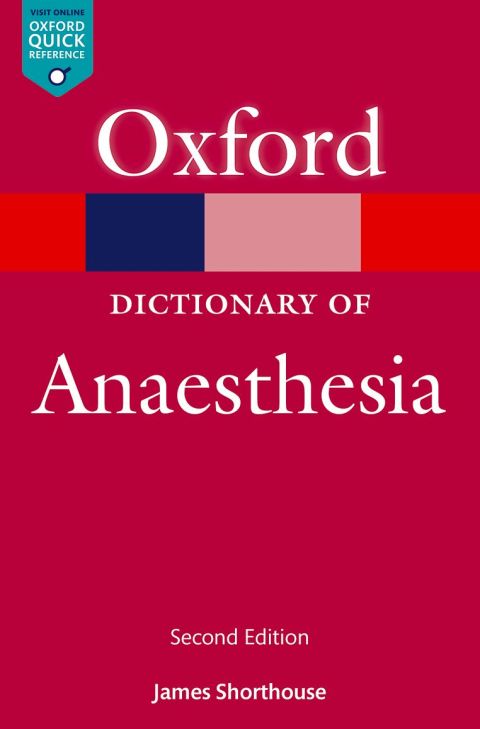 Cover image for book A Dictionary of Anaesthesia