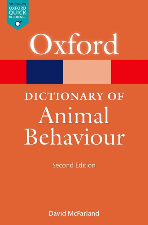 Cover image for book A Dictionary of Animal Behaviour