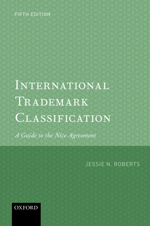 Cover image for book International Trademark Classification