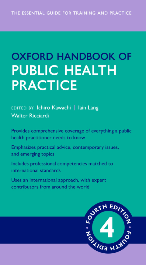 Cover image for book Oxford Handbook of Public Health Practice 4e