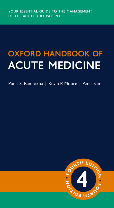 Cover image for book Oxford Handbook of Acute Medicine