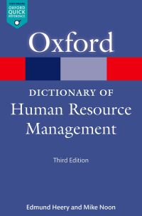 Titelbild: A Dictionary of Human Resource Management 3rd edition