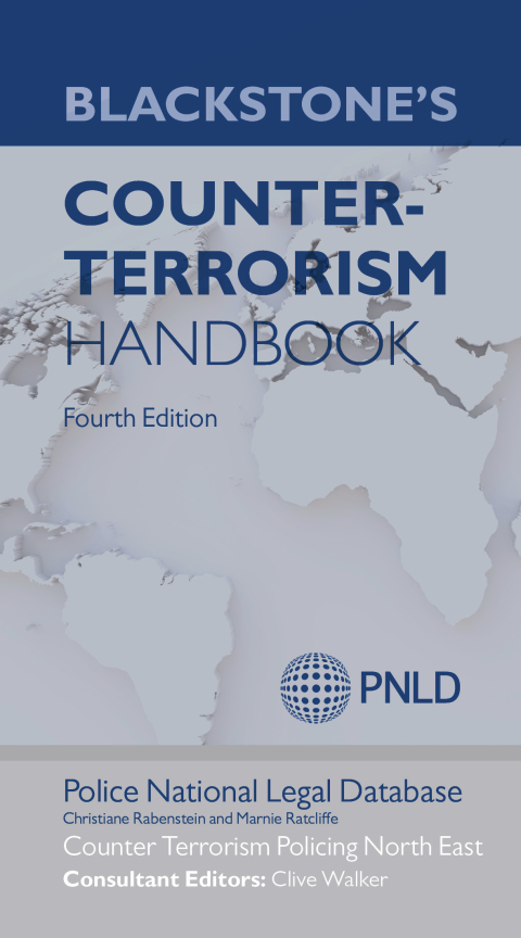 Cover image for book Blackstone's Counter-Terrorism Handbook