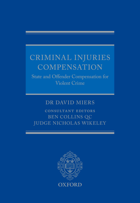 Cover image for book Criminal Injuries Compensation
