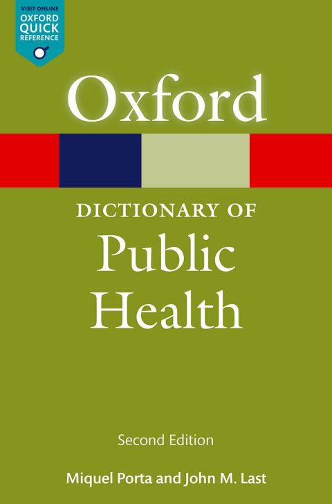 Cover image for book A Dictionary of Public Health