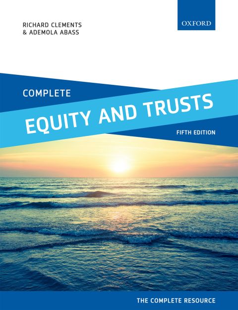 Cover image for book Complete Equity and Trusts