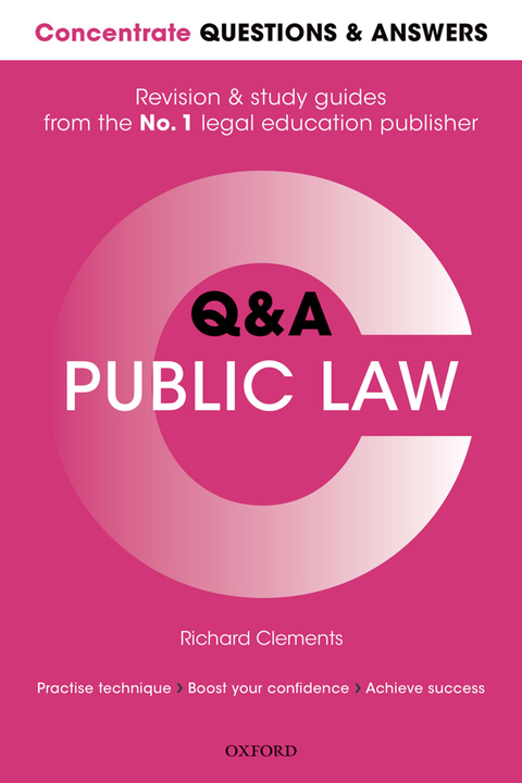 Cover image for book Concentrate Questions and Answers Public Law
