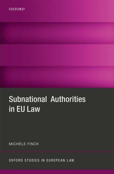 Cover image for book Subnational Authorities in EU Law