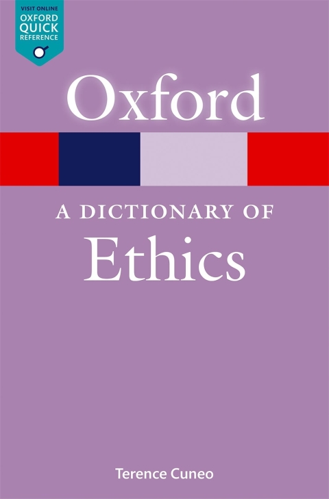 Cover image for book A Dictionary of Ethics
