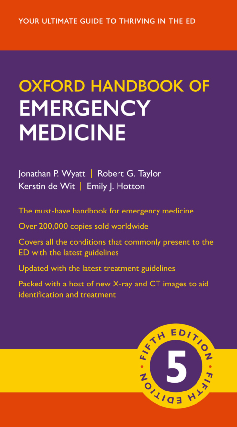 Cover image for book Oxford Handbook of Emergency Medicine