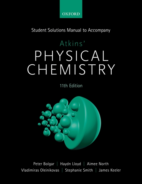 Cover image for book Student Solutions Manual to Accompany Atkins' Physical Chemistry