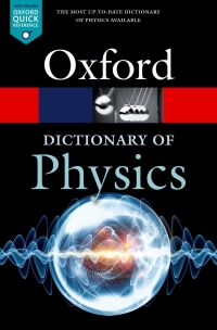 Cover image: A Dictionary of Physics 8th edition 9780198821472