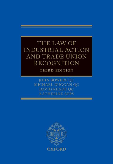 Cover image for book The Law of Industrial Action and Trade Union Recognition
