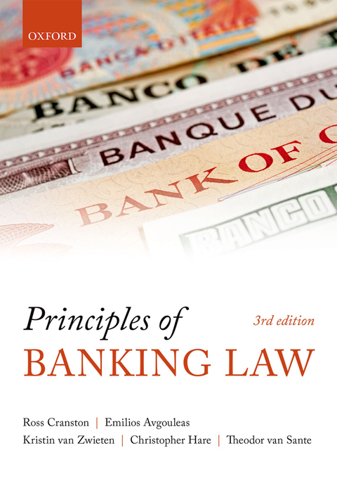 Cover image for book Principles of Banking Law