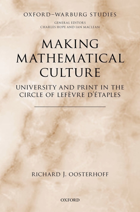 Cover image for book Making Mathematical Culture