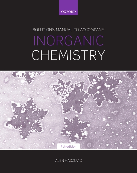 Cover image for book Solutions Manual to Accompany Inorganic Chemistry