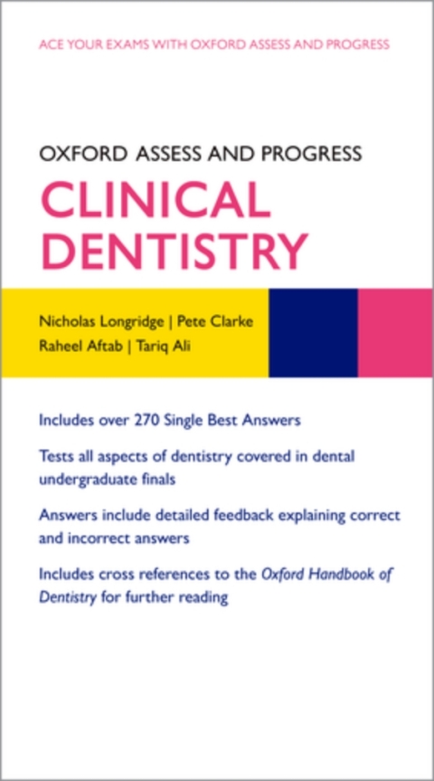 Cover image for book Oxford Assess and Progress: Clinical Dentistry