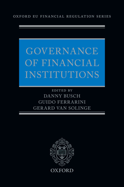 Cover image for book Governance of Financial Institutions