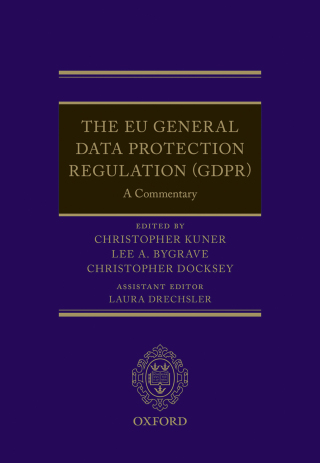 The EU General Data Protection Regulation (GDPR)