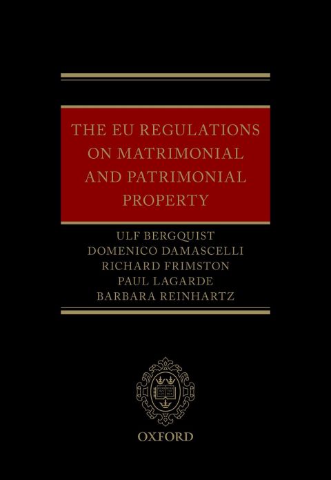 Cover image for book The EU Regulations on Matrimonial and Patrimonial Property