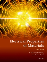 Cover image: Electrical Properties of Materials 10th edition 9780198829959
